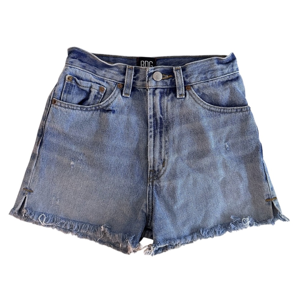 bdg girlfriend high-rise denim shorts